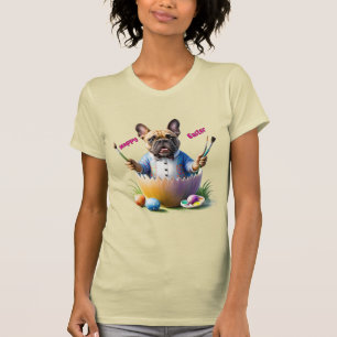 French Bulldog Egg Easter French Bulldog T-Shirt