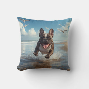 French Bulldog Elegant Throw Pillow