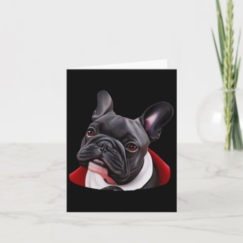 French Bulldog Face Cute Frenchie Mama Portrait  Card