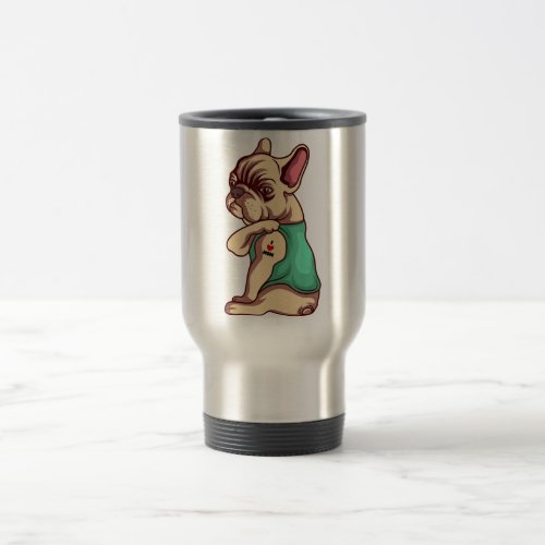 French Bulldog Face Tumbler  Mug Gifts 