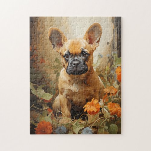 French Bulldog fawn puppy Jigsaw Puzzle