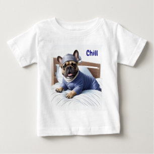 French Bulldog Festival Sleep Day Bulldog Baby T-Shirt