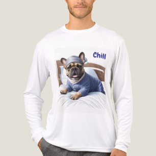 French Bulldog Festival Sleep Day Bulldog Tri-Blend Shirt