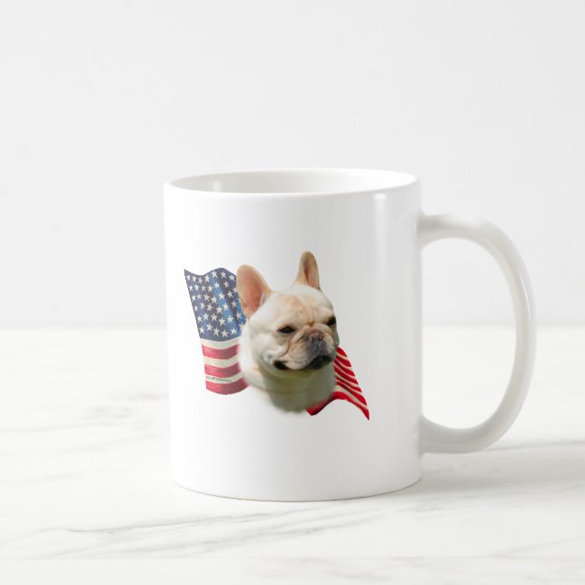 French Bulldog Flag Coffee Mug (Right)