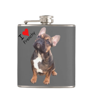 French Bulldog Flask