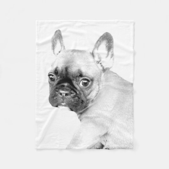 French Bulldog Fleece Blanket