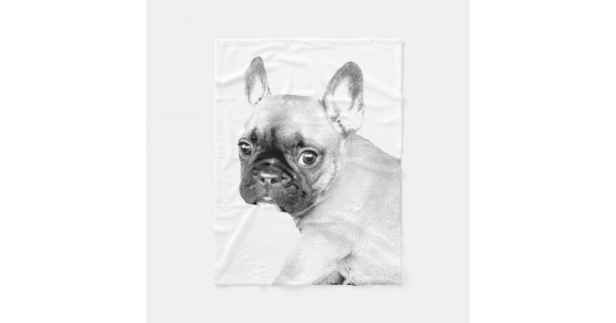 French Bulldog Fleece Blanket Zazzle