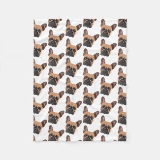 French Bulldog Fleece Blanket