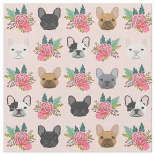 Bulldog on sale print fabric