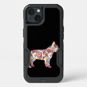 French Bulldog Flower Pattern Frenchie Bulldogs iPhone 13 Case