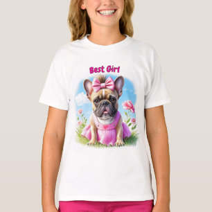 French Bulldog Flowers French Bulldog T-Shirt