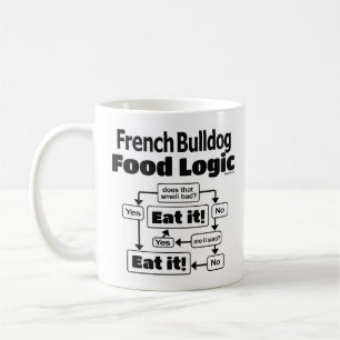 French Bulldog Food Logic Coffee Mug