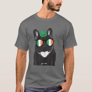 French Bulldog For Frenchie Lovers Funny St. Patri T-Shirt