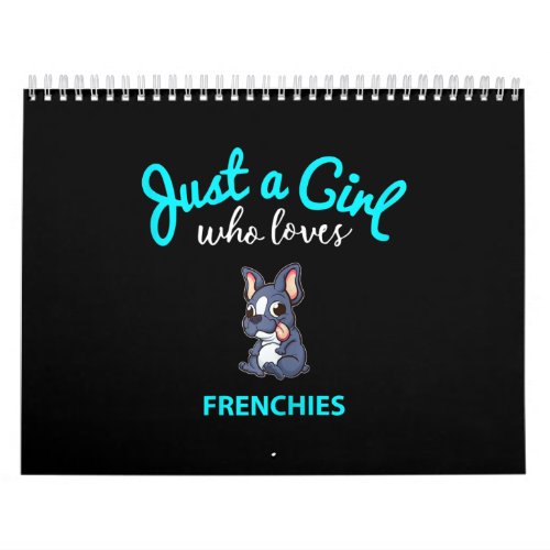 French Bulldog For Girls Kids French Bulldog Calendar