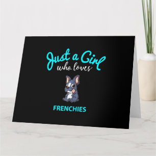 French Bulldog For Girls Kids French Bulldog Card
