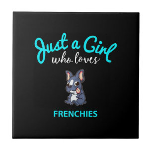 French Bulldog For Girls Kids French Bulldog Ceramic Tile