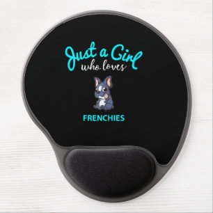 French Bulldog For Girls Kids French Bulldog Gel Mouse Pad