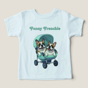 French Bulldog Französische Bulldogge Zwillinge Toddler T-shirt