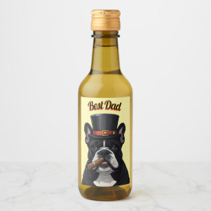 French Bulldog French Bulldog Cigar Wine Label