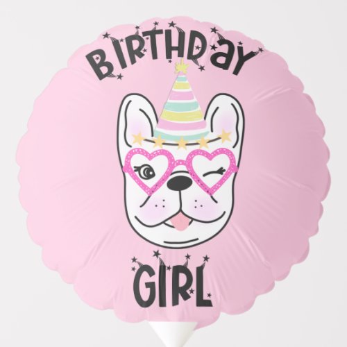 French Bulldog Frenchie Birthday Party Theme  Balloon