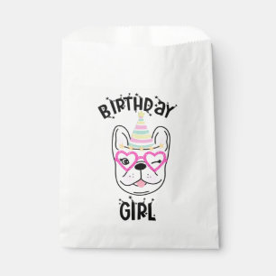 French Bulldog Frenchie Birthday Party Theme Favor Bag