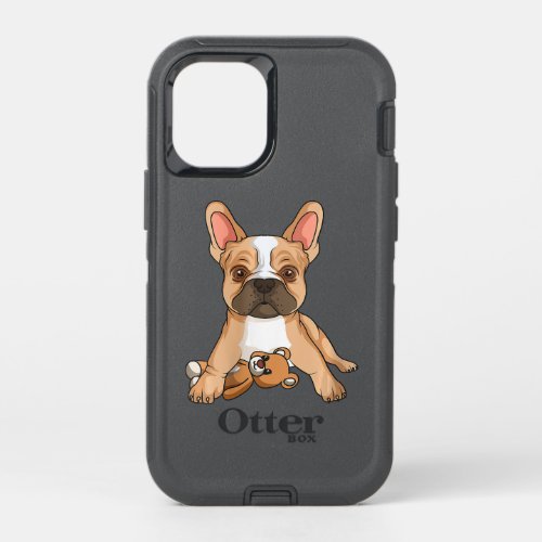 French Bulldog Frenchie Cute Dog Mom OtterBox Defender iPhone 12 Mini Case