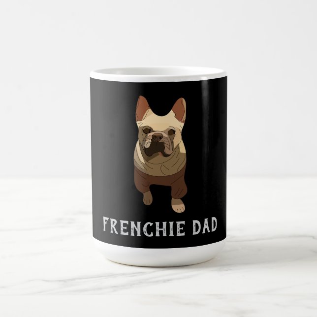 French Bulldog, Frenchie Dad Coffee Mug (Center)