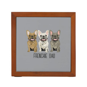 French Bulldog, Frenchie Dad Desk Organizer