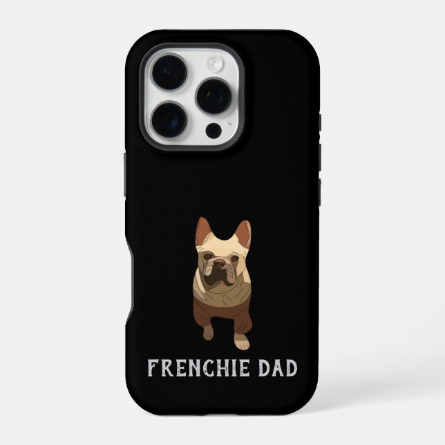 French Bulldog, Frenchie Dad iPhone Case (Back)