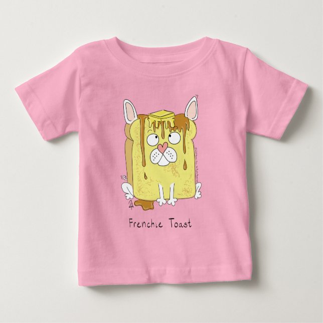 French Bulldog Frenchie Dog Funny Baby T-Shirt (Front)