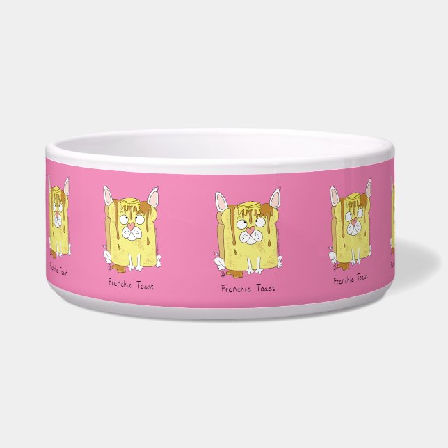 French Bulldog Frenchie Dog Funny Bowl (Front)