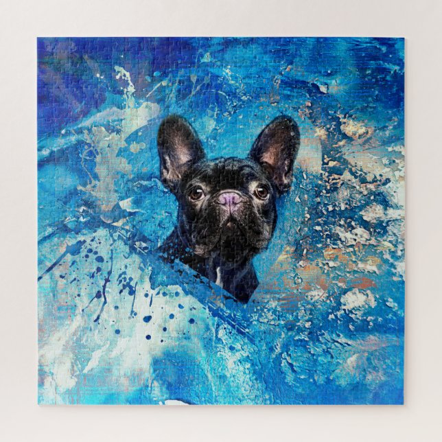 French Bulldog -Frenchie Dog Jigsaw Puzzle (Vertical)