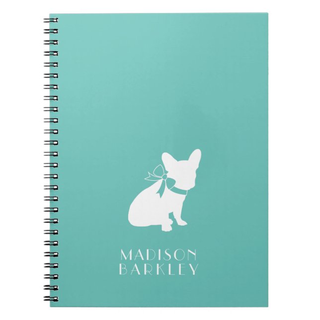 French Bulldog Frenchie Dog Puppy Frenchy Notebook (Front)