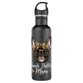 French Bulldog Frenchie Dog Womens Cute French Bul Stainless Steel Water Bottle