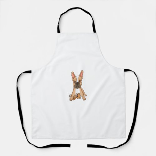 French Bulldog Frenchie Love Cute Dog Mom Funny Gi Apron