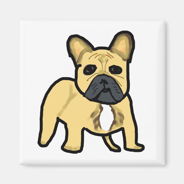 French Bulldog Frenchie Magnet (Front)