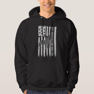 French Bulldog Frenchie Mom American Flag Hoodie
