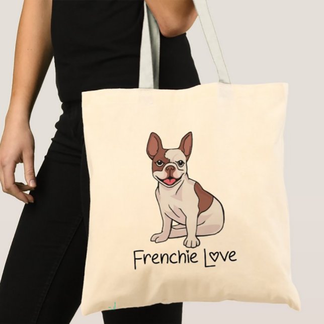 French Bulldog Frenchie Mom Dog Lover Dad Puppy Tote Bag (Creator Uploaded)