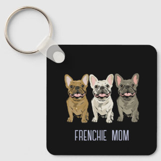 French Bulldog, Frenchie Mom Keychain