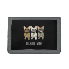 French Bulldog, Frenchie Mom Tri-fold Wallet