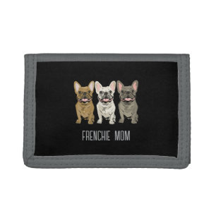 French Bulldog, Frenchie Mom Tri-fold Wallet