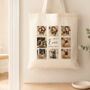 French Bulldog Frenchie Mother mom photo collage Tote Bag