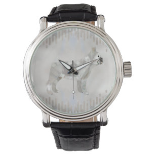 French Bulldog -Frenchie pearl silhouette Watch