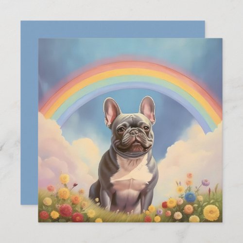 French Bulldog Frenchie Rainbow Bridge Custom Name