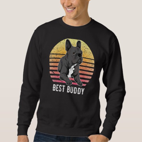 French Bulldog Frenchie Sunset  87 Sweatshirt
