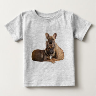 French Bulldog Friends French Bulldog Baby T-Shirt