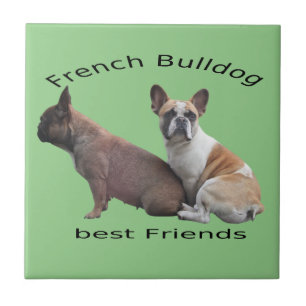 French Bulldog Friends French Bulldog Ceramic Tile