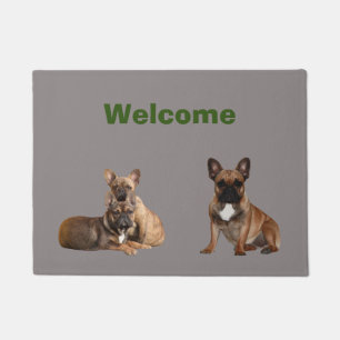 French Bulldog Friends French Bulldog Doormat
