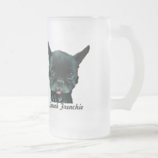 French Bulldog Frosted Mug