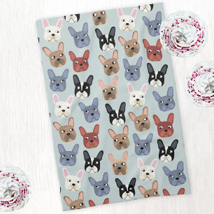 French Bulldog Fun Dog Kitchen Towel